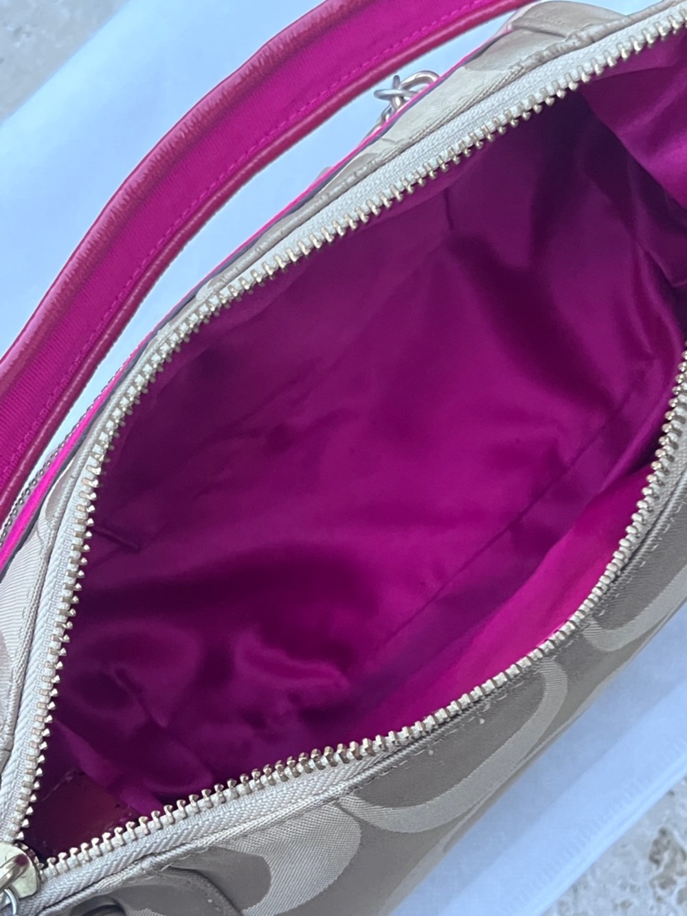 Coach Poppy Signature Hobo Bag - Picture 6 of 14